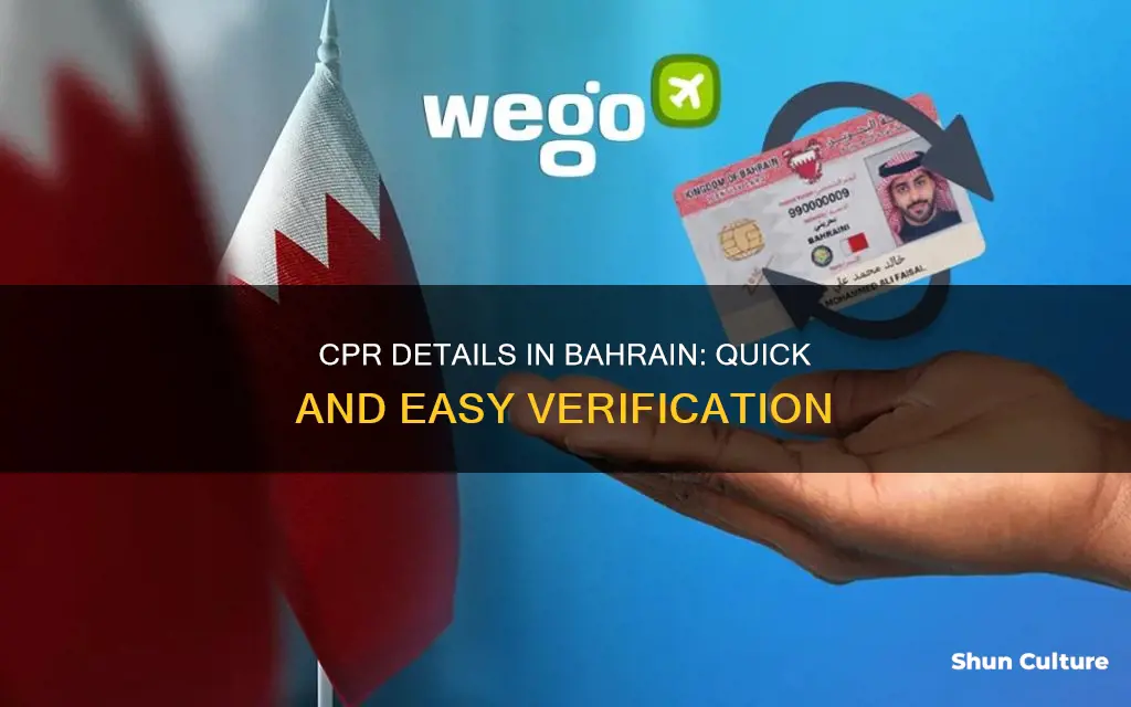 how can I check my cpr details in bahrain