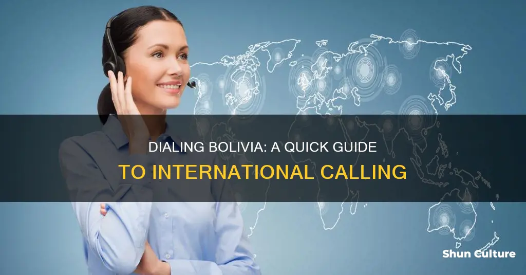 how can I dial to bolivia