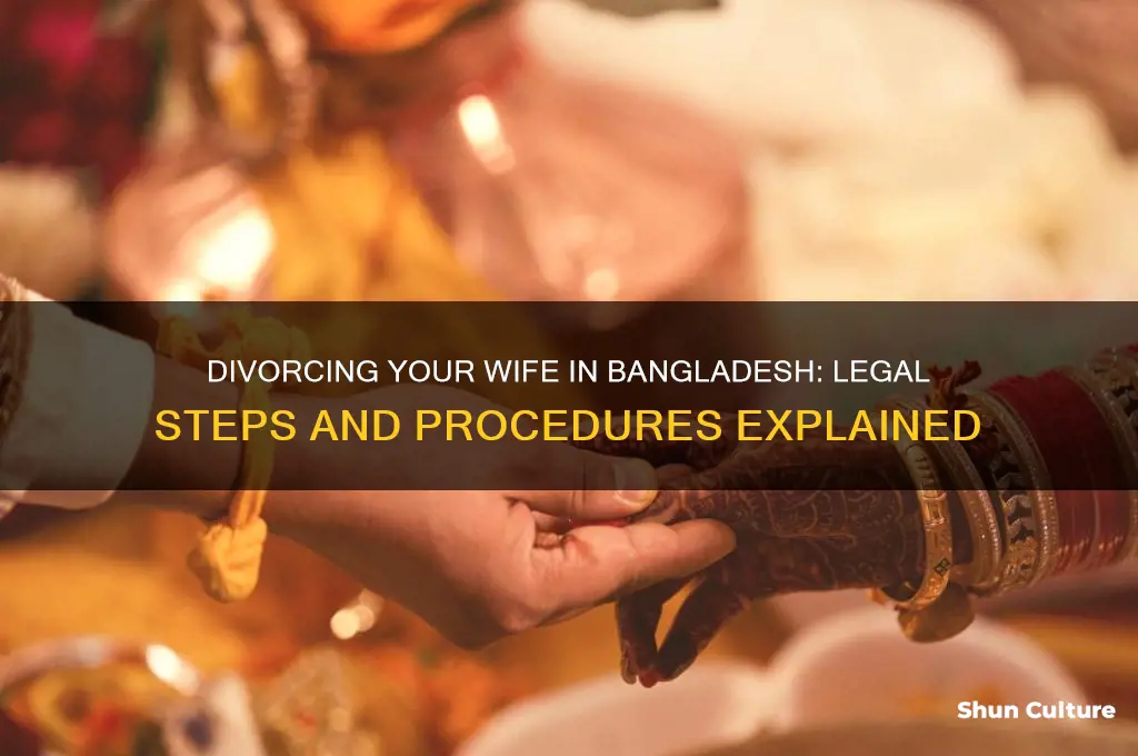 how can I divorce my wife in bangladesh