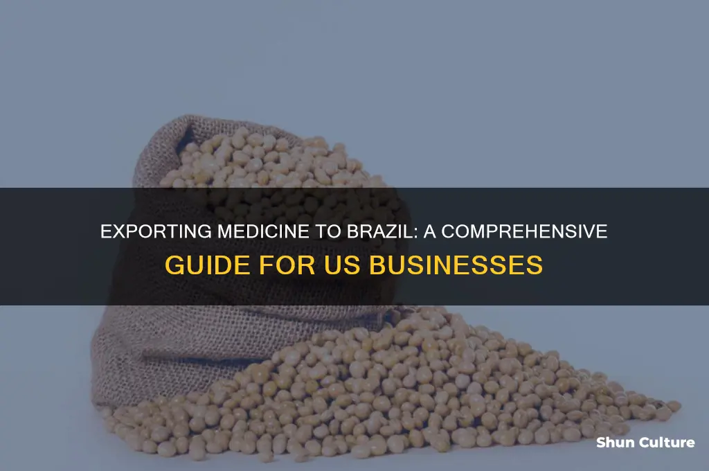 how can I export medicine to brazil from usa