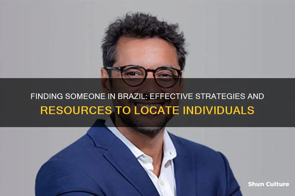 how can I find a person in brazil