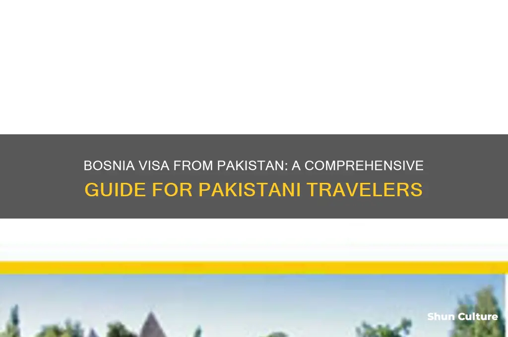 how can I get bosnia visa from pakistan
