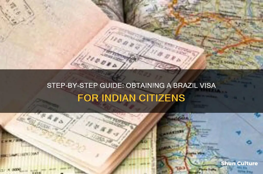 how can I get brazil visa from india