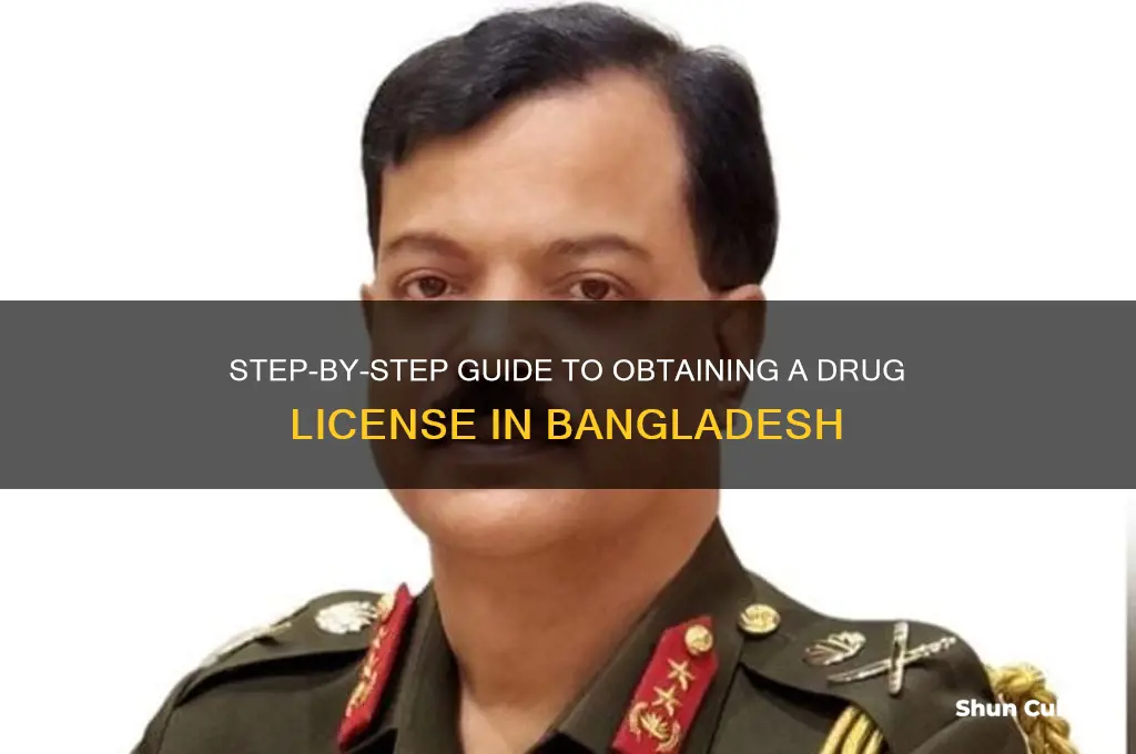 how can I get drug licence in bangladesh