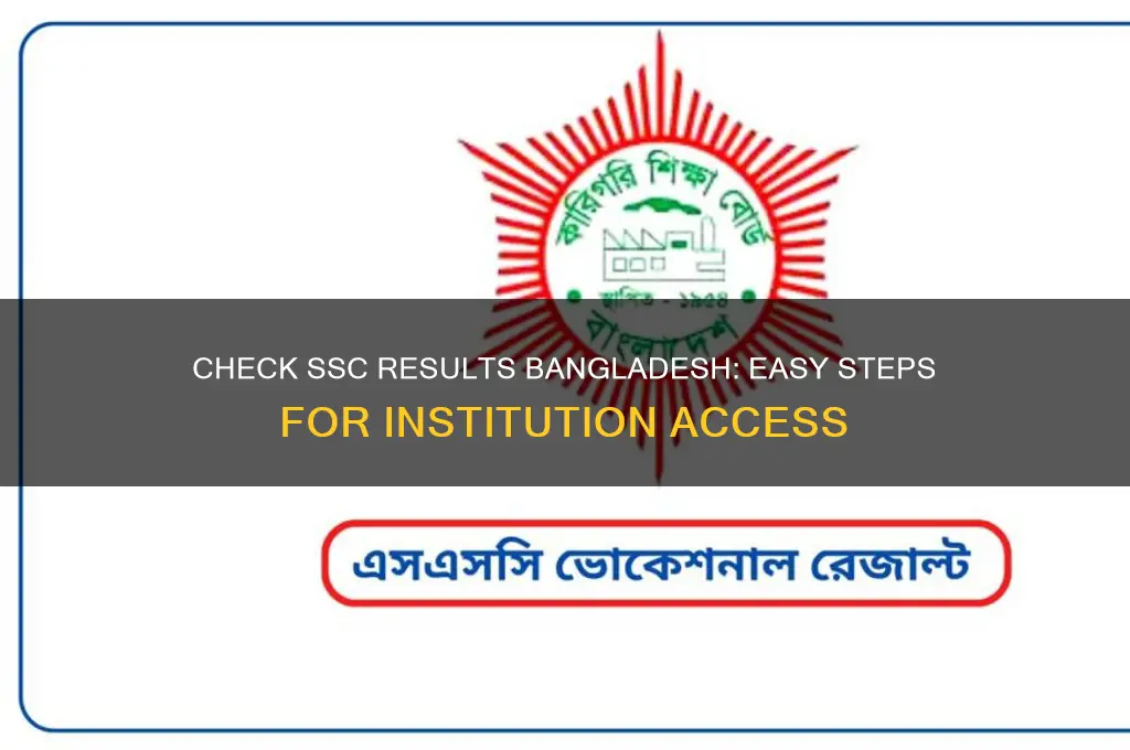 how can I get institution result ssc bangladesh