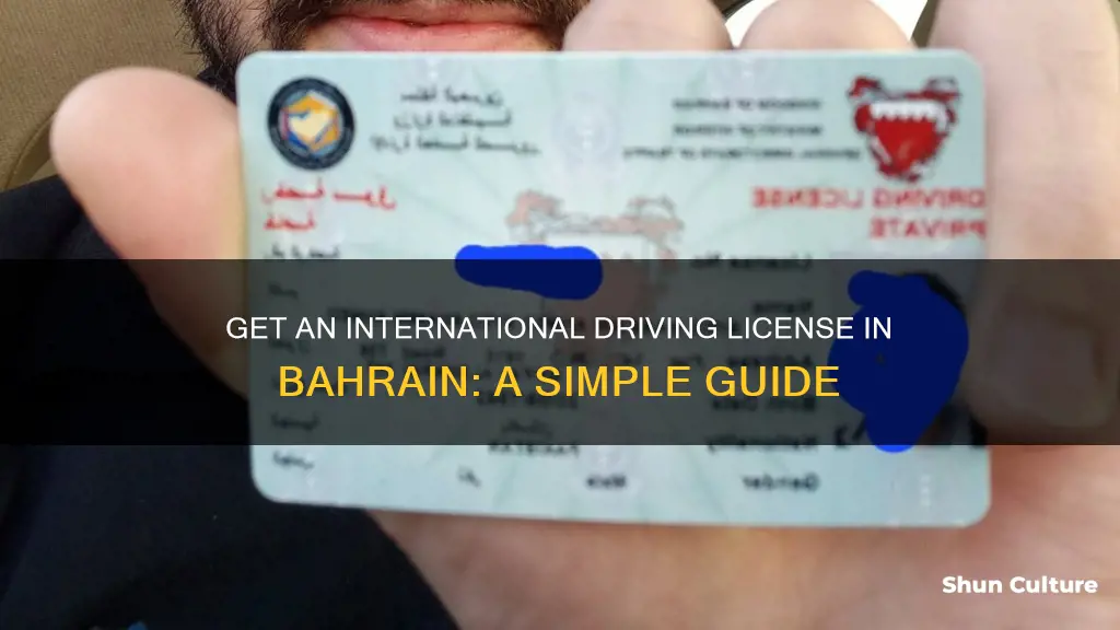 how can I get international driving license in bahrain