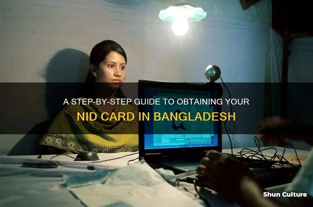 how can I get nid card in bangladesh
