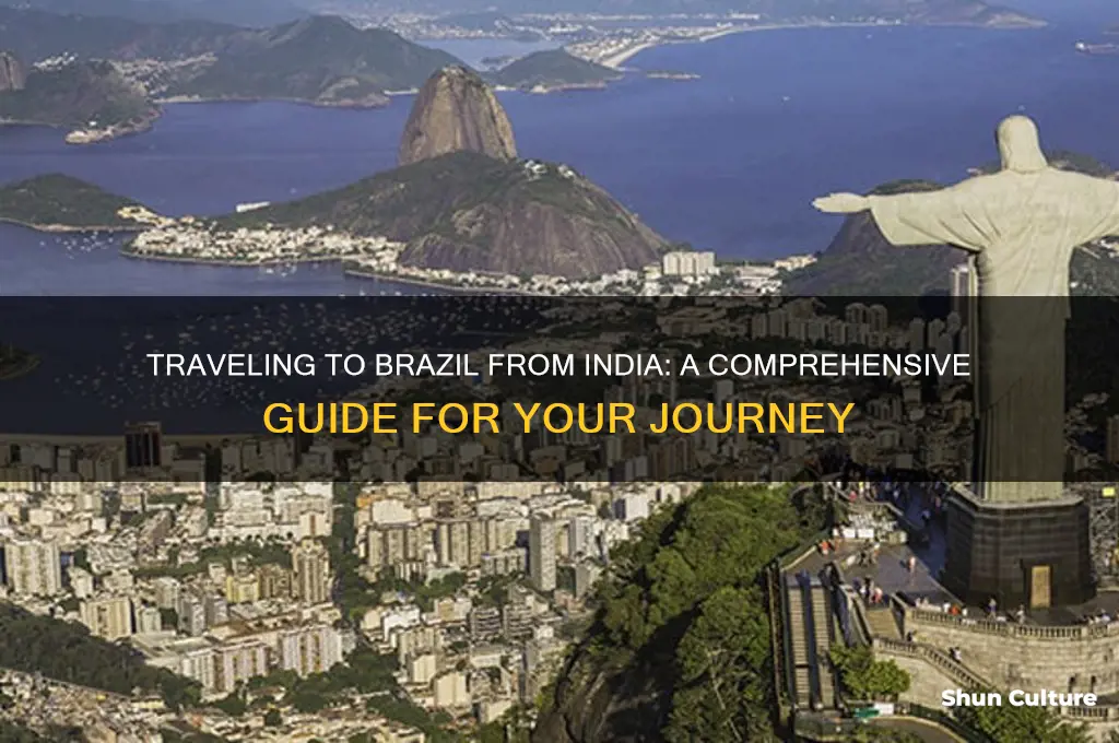 how can I go brazil from india