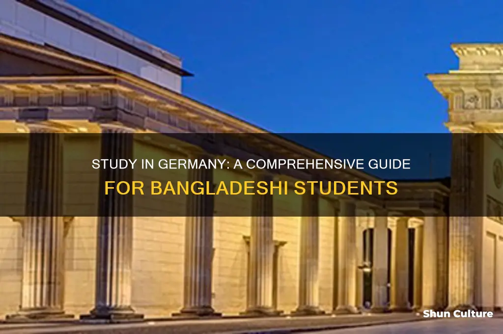how can I go to germany for study from bangladesh