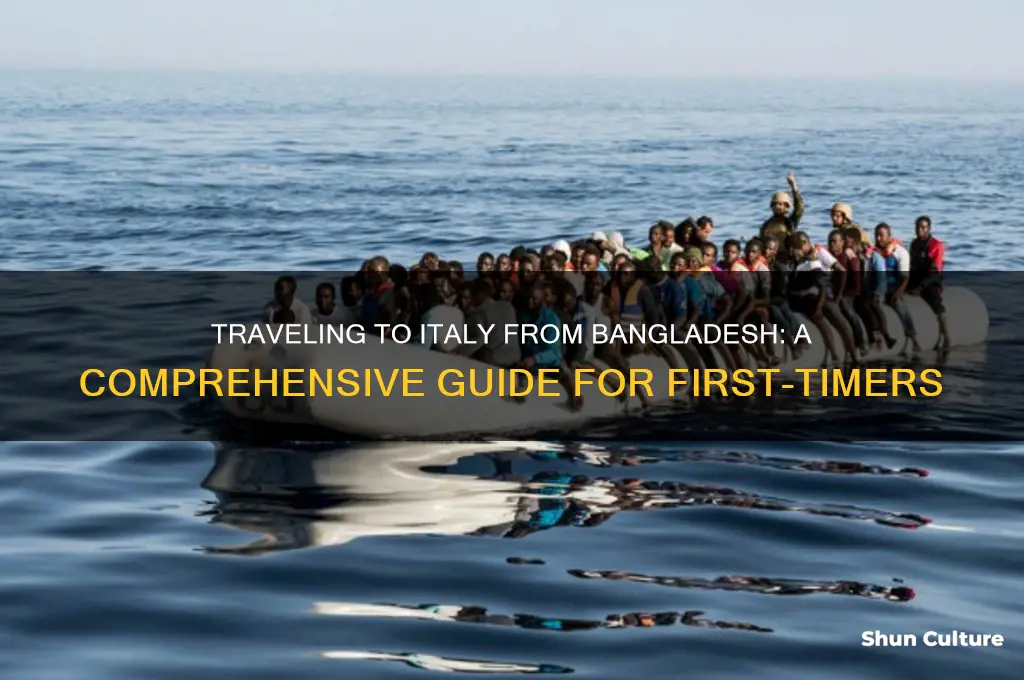 how can I go to italy from bangladesh
