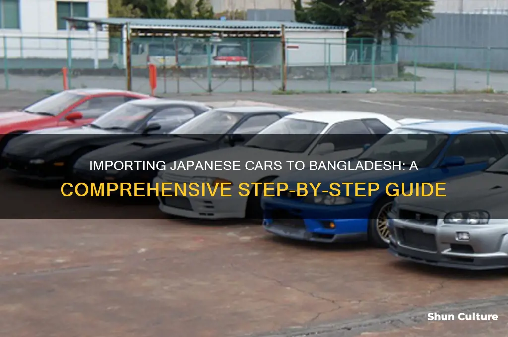 how can I import a car from japan to bangladesh