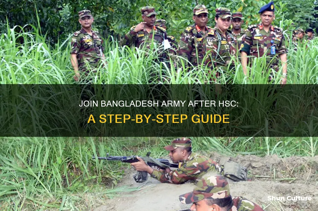how can I join bangladesh army after hsc