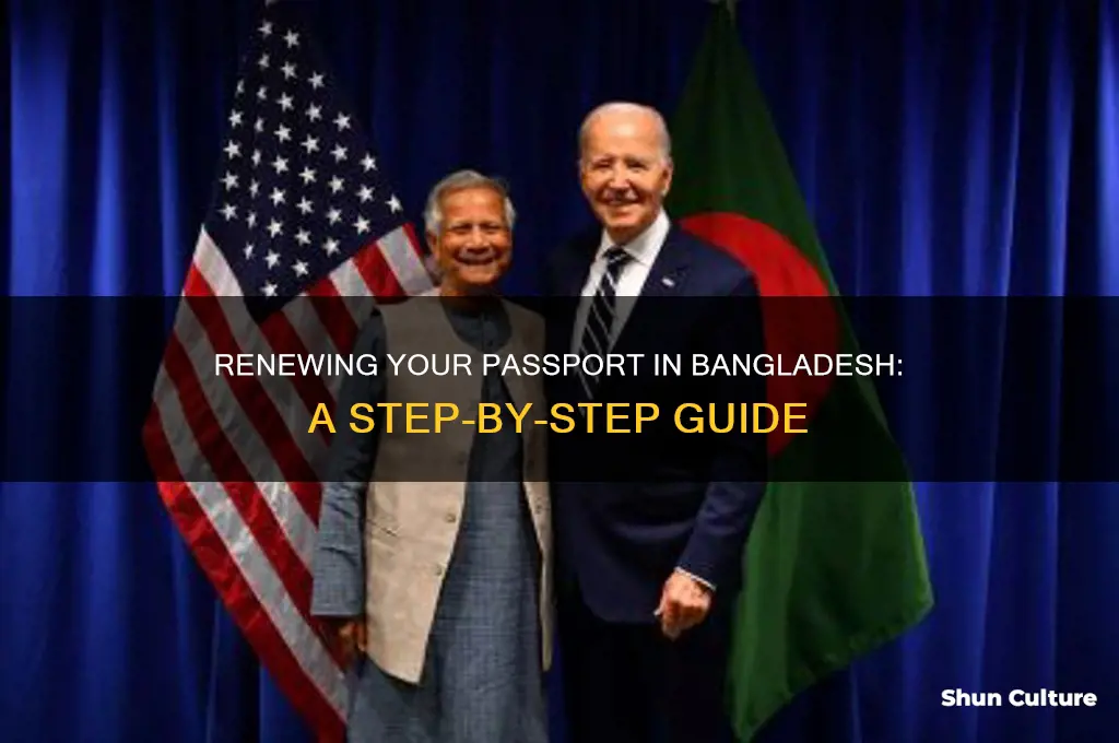 how can I renew my passport in bangladesh