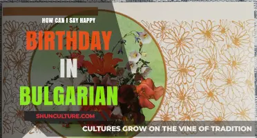 Celebrating in Style: How to Say 'Happy Birthday' in Bulgarian