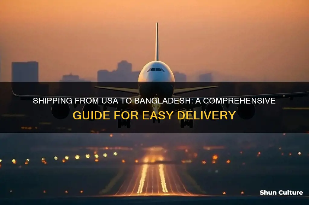 how can I send item from usa to bangladesh