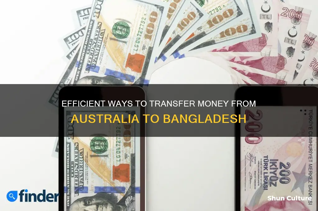 how can I send money from australia to bangladesh