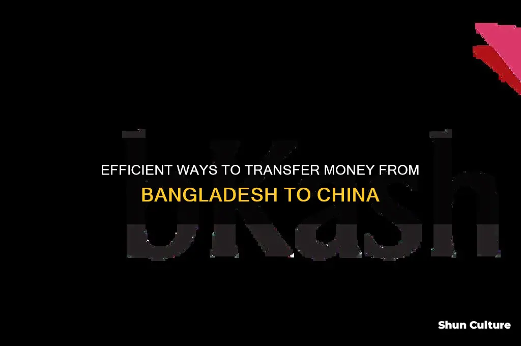 how can I send money from bangladesh to china