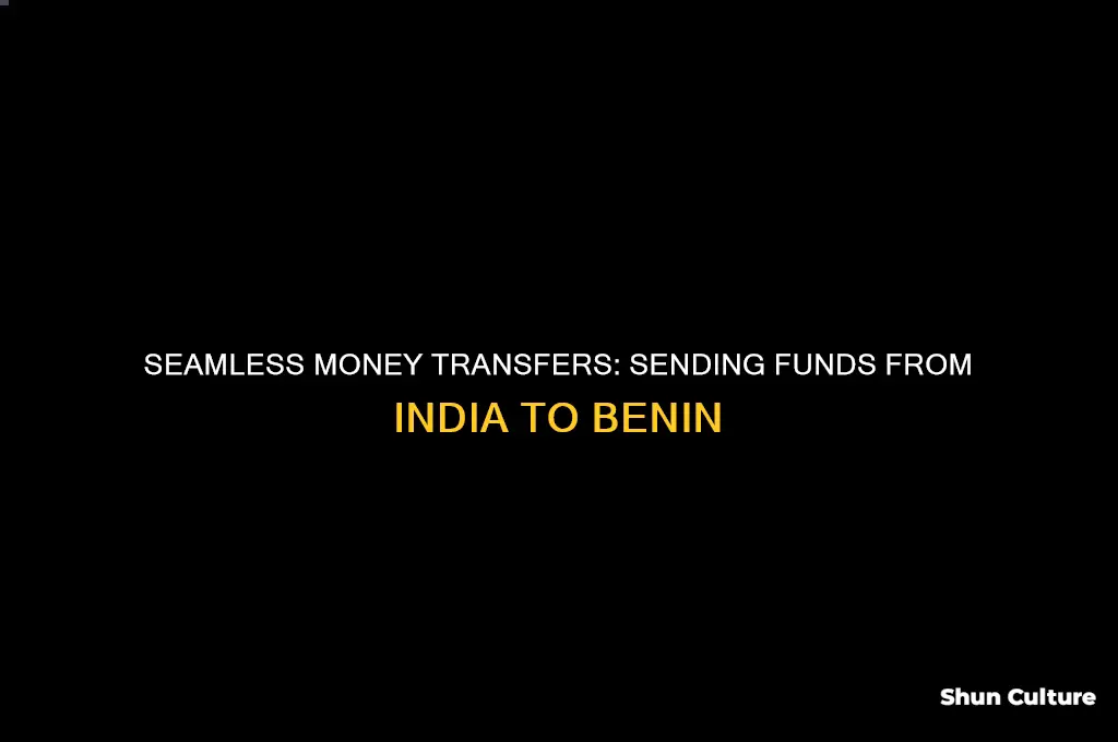 how can I send money from india to benin
