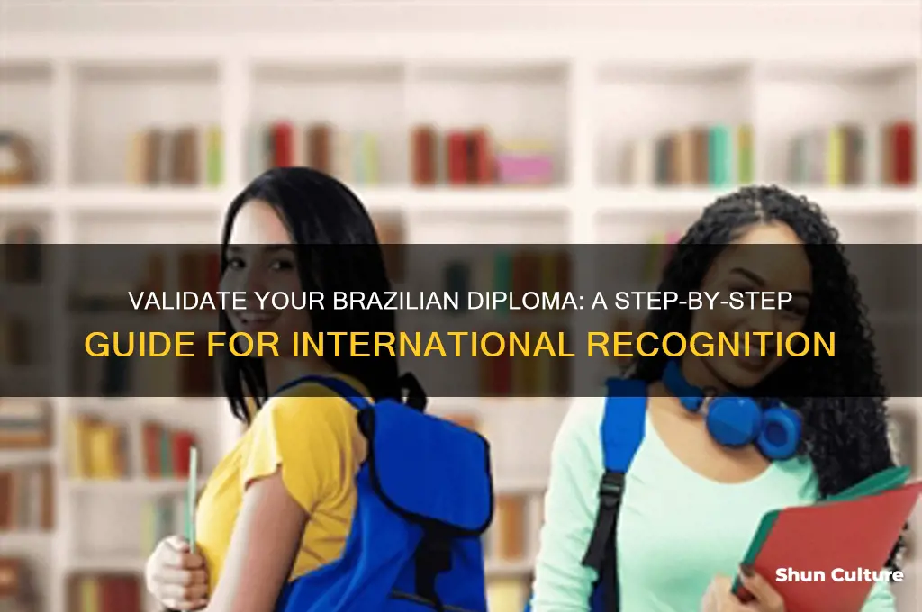 how can I validate my diploma from brazil