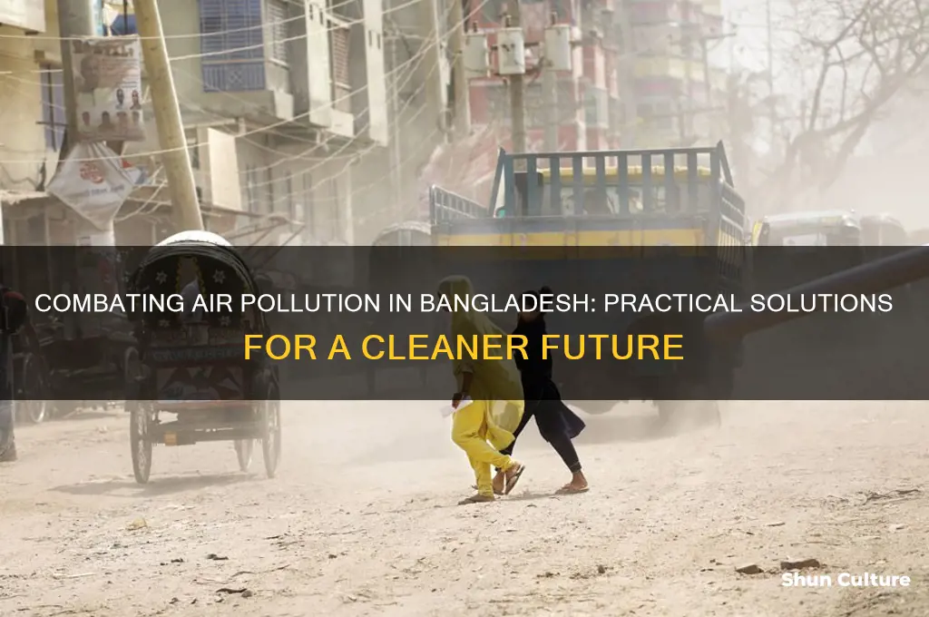how can we prevent air pollution in bangladesh