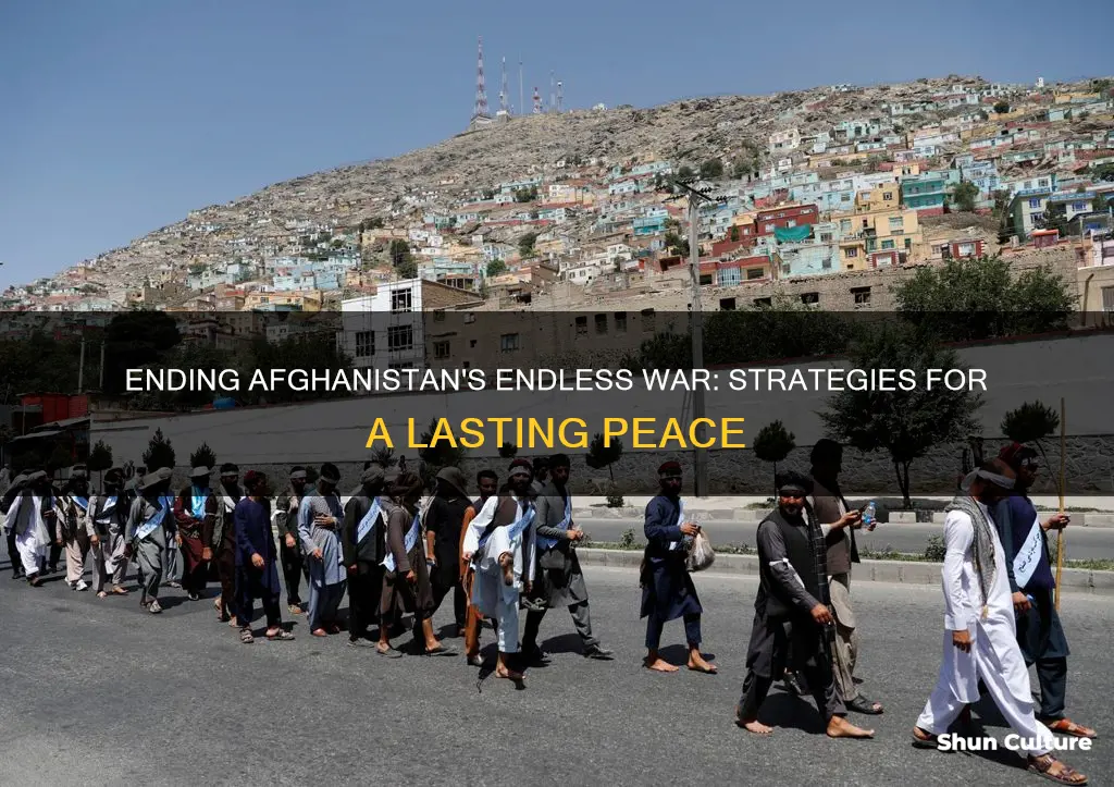 how can we stop the war in afghanistan