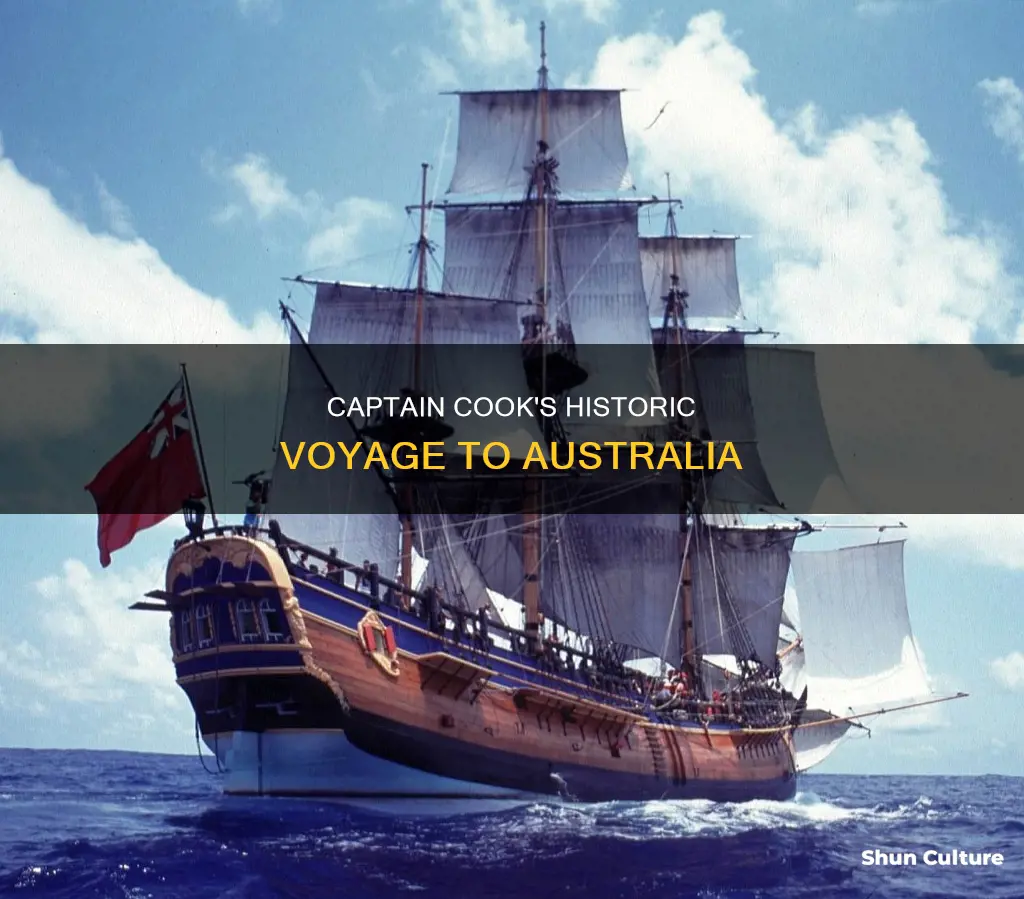 how captain cook found australia