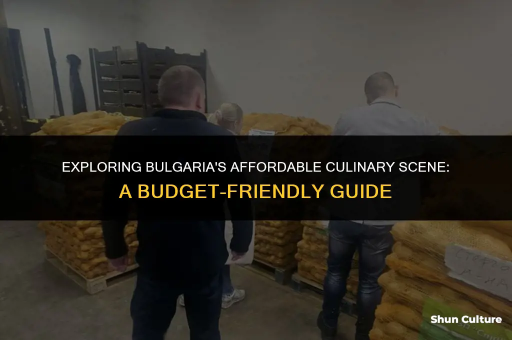 how cheap is bulgaria for eating and drinking