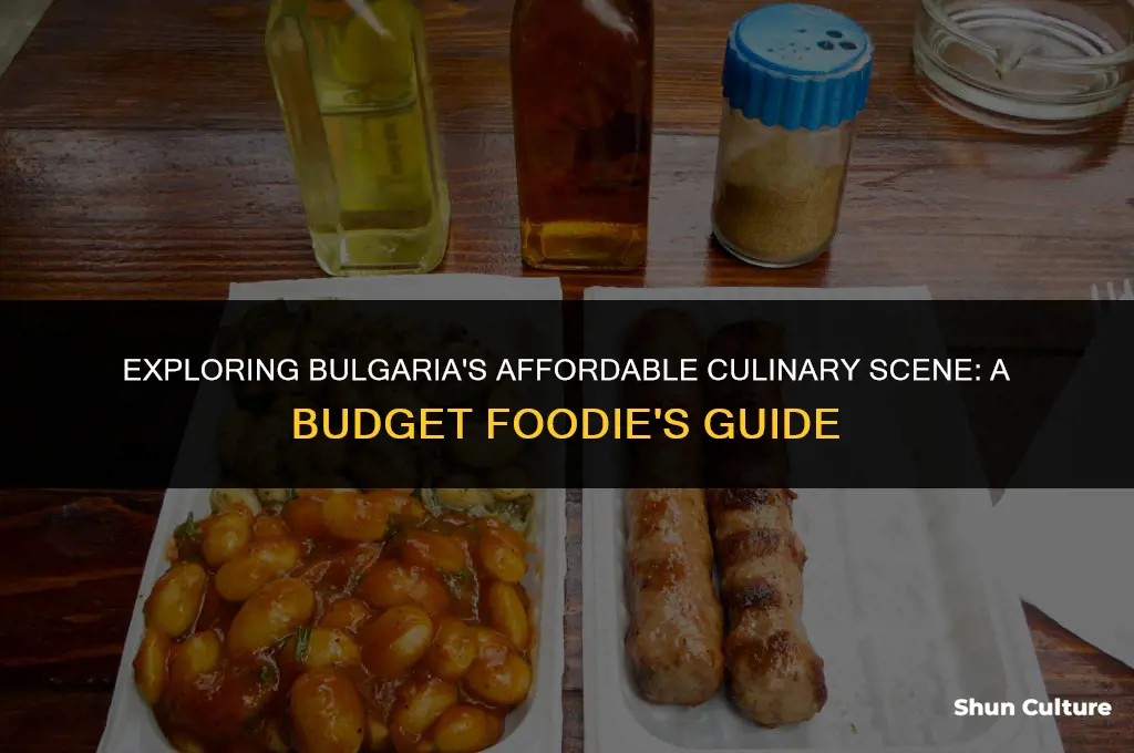 how cheap is food in bulgaria