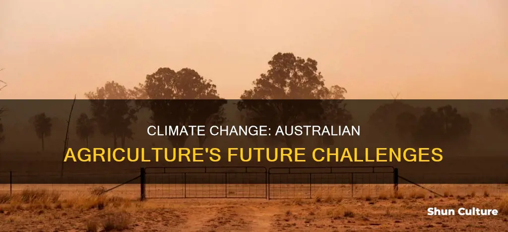 how climate change affects agriculture in australia