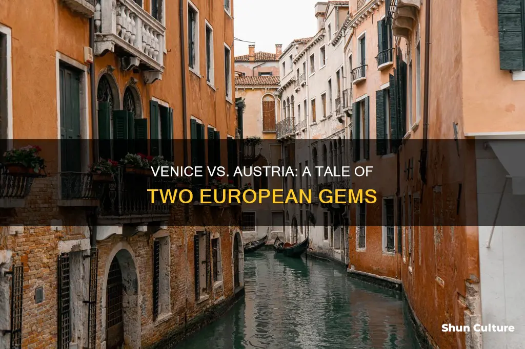 how clise are venice and austria