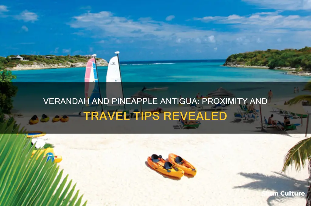how close are the verandah and pineapple antigua