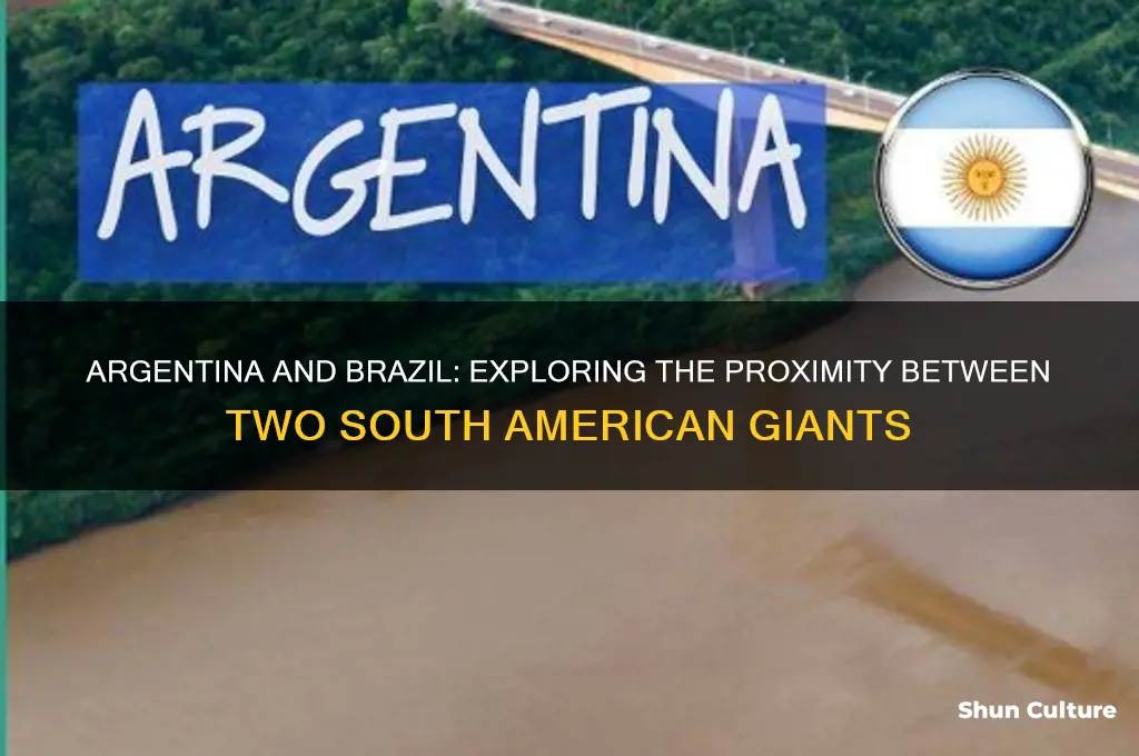 how close is argentina to brazil