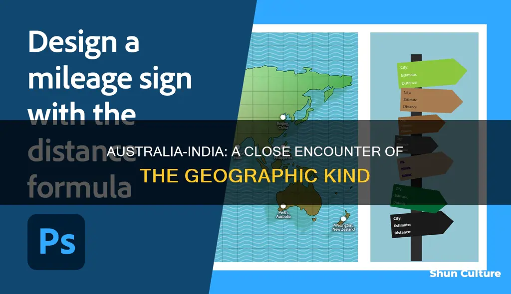 how close is australia to india