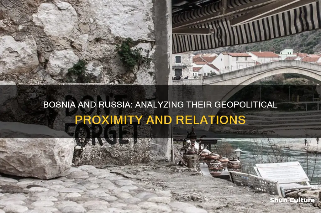 how close is bosnia to russia