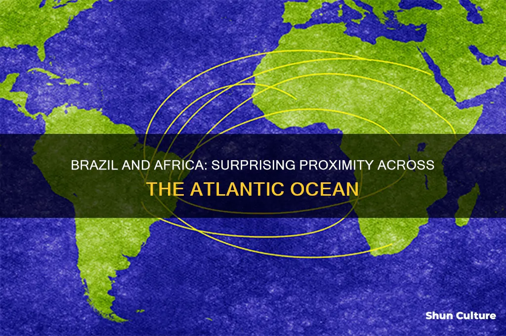 how close is brazil to africa