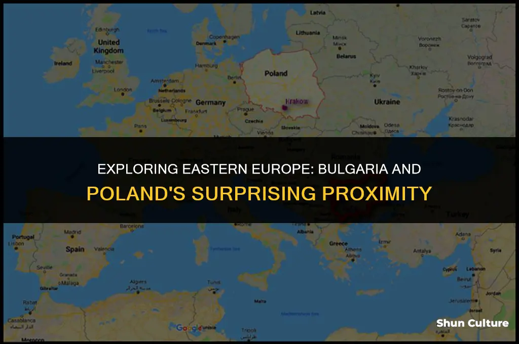 how close is bulgaria to poland