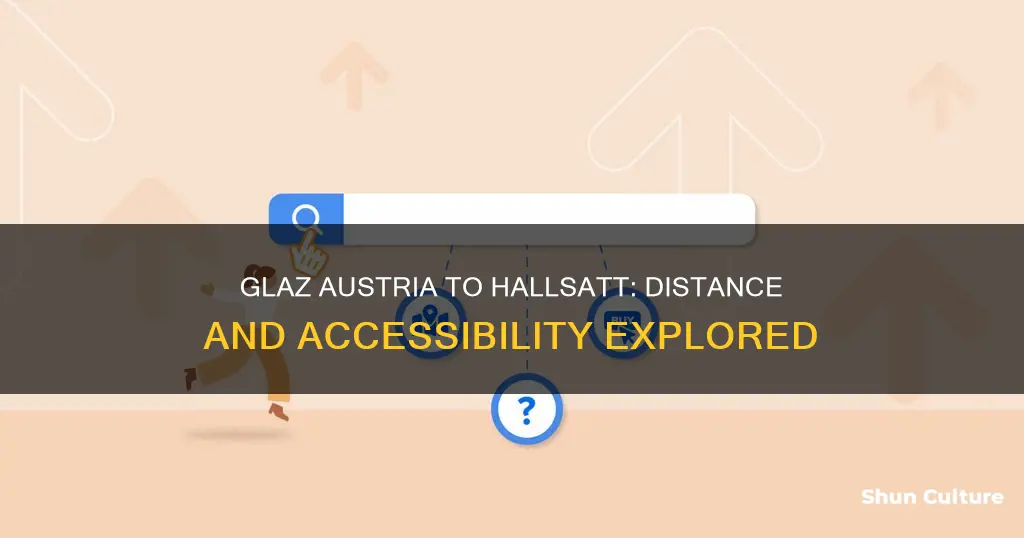 how close is glaz austria to hallsatt