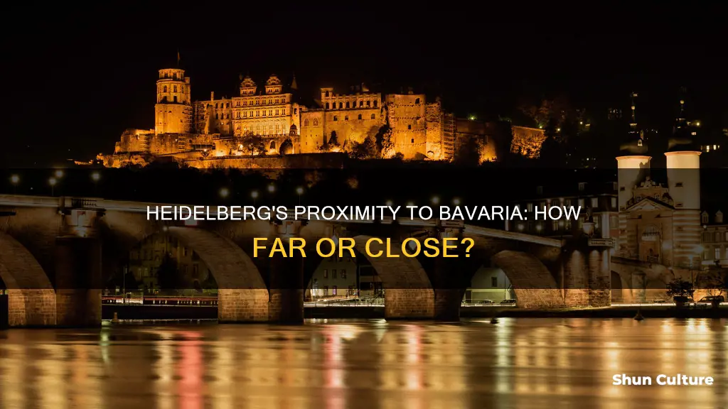 how close is heidlburg to bavaria