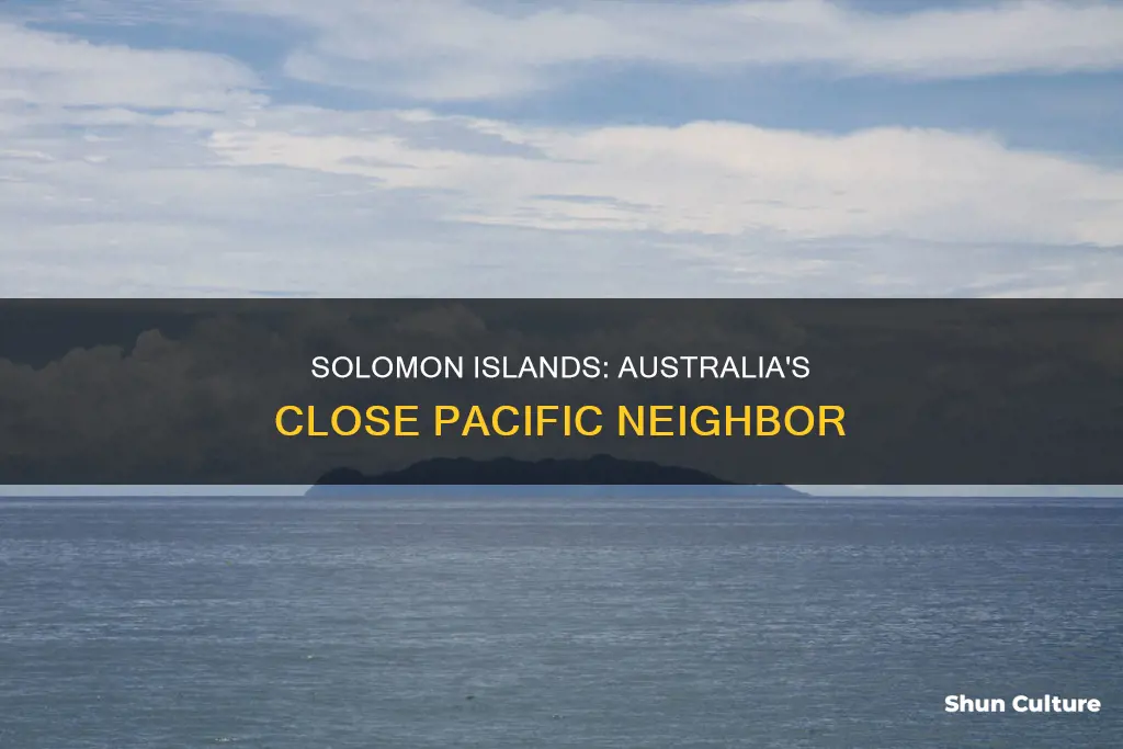 how close is solomon islands to australia