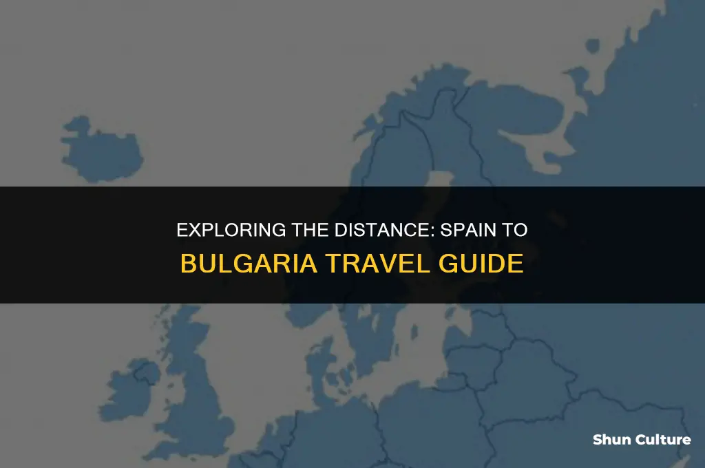 how close is spain to bulgaria