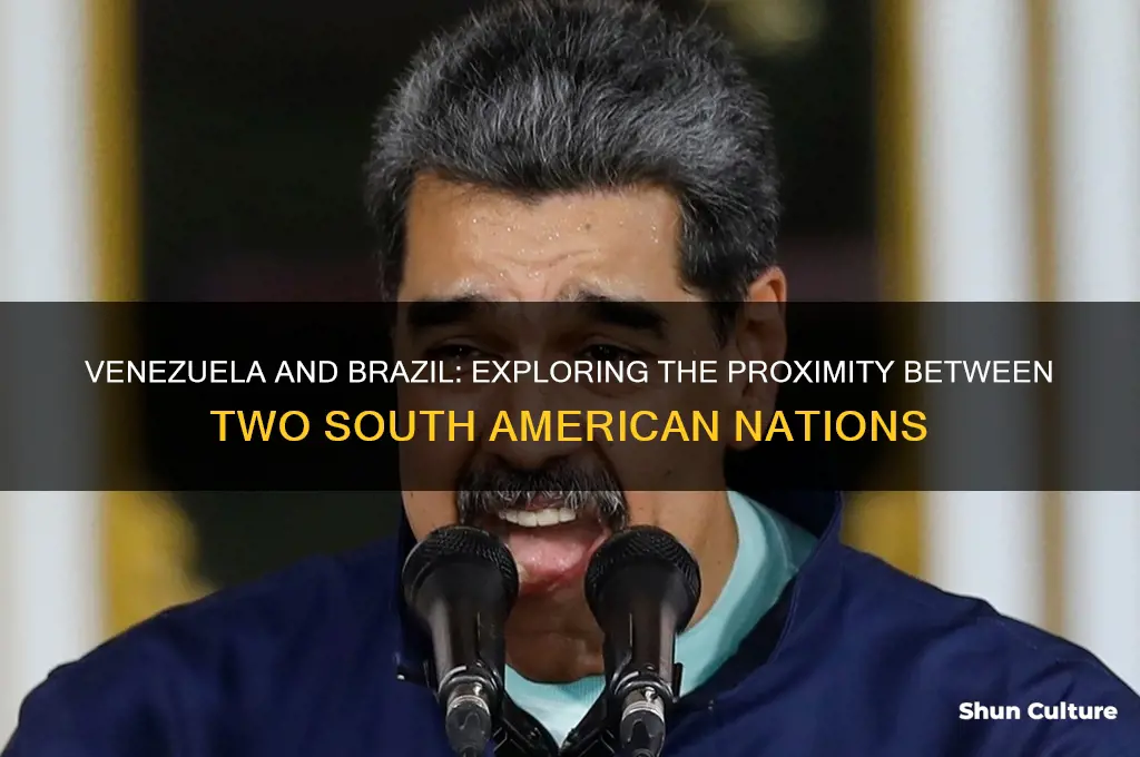 how close is venezuela to brazil