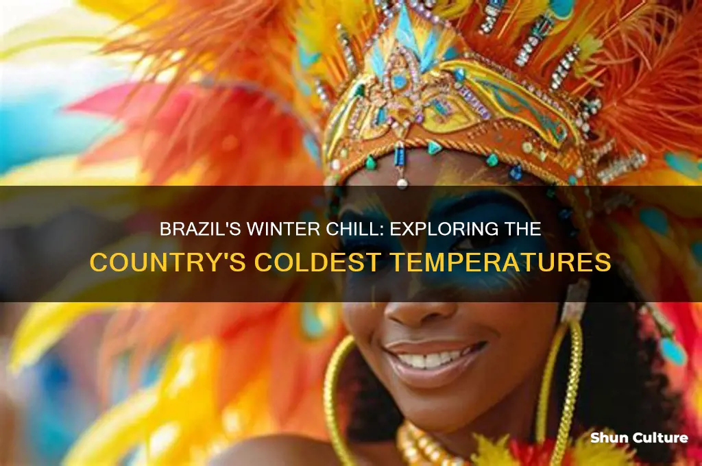 how cold does brazil get in the winter