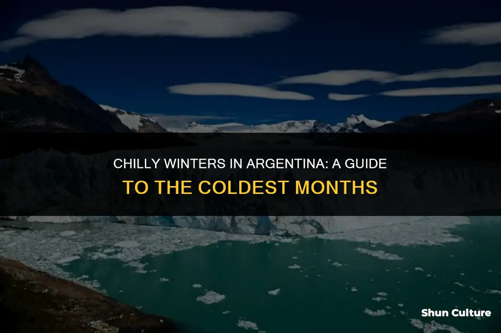 how cold does it get in argentina in the winter