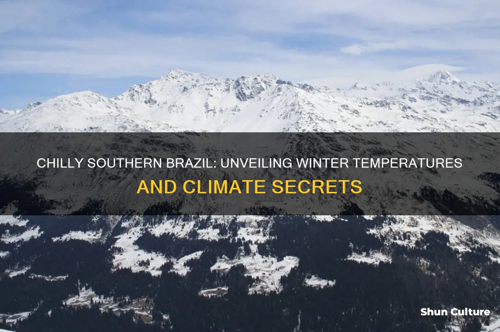 how cold does it get in southern brazil