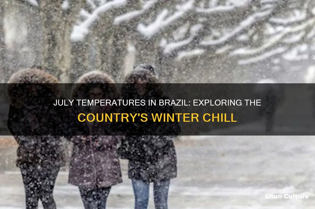 how cold in brazil in july