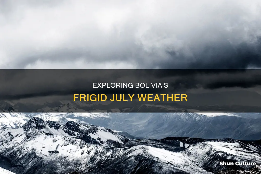 how cold is bolivia in july