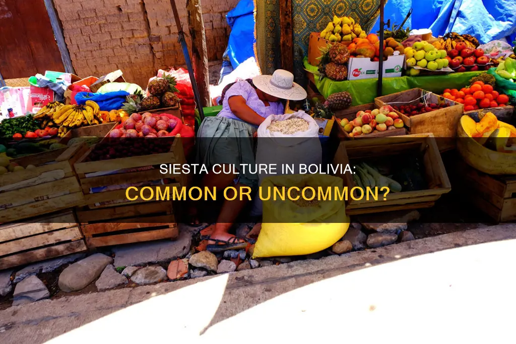 how common is a siesta and bolivia