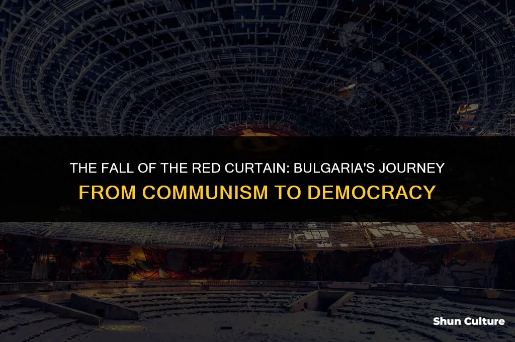 how communism ended in bulgaria