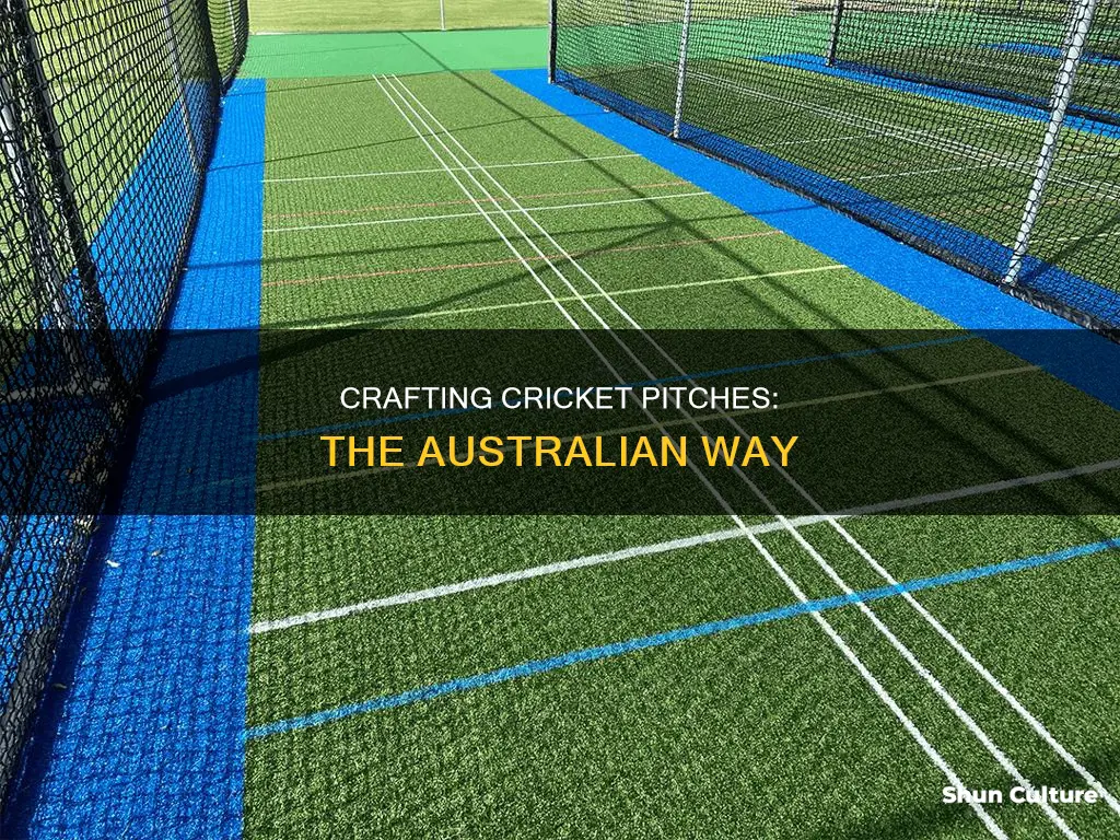 how cricket pitches are made in australia