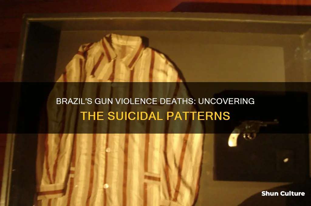 how deaths related to gun violence are suicidal in brazil